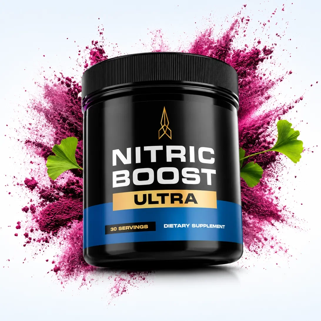 Nitric Boost Ultra™ nitric oxide supplement — supports blood flow, stamina and harder erections