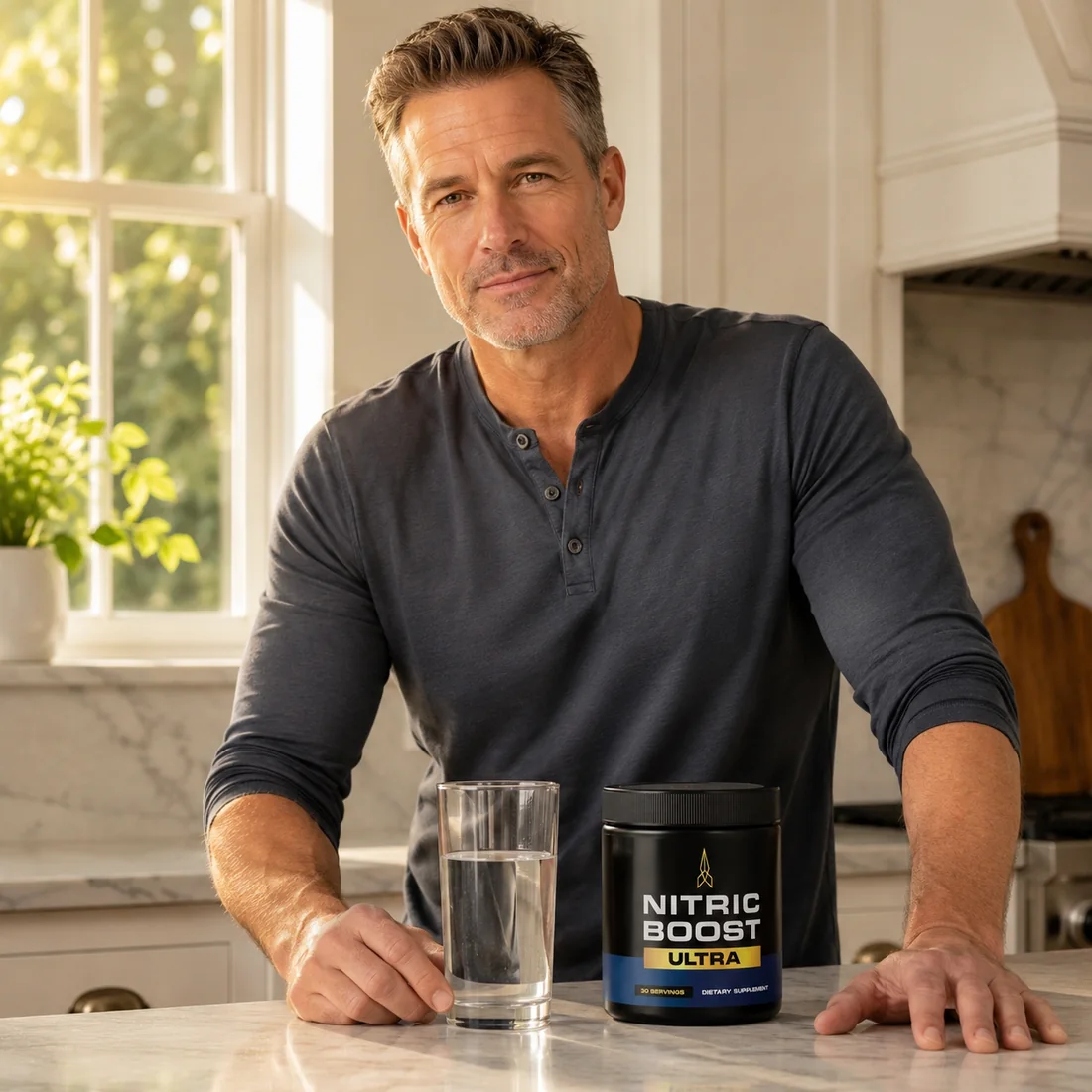 Step 1: Start your natural nitric oxide booster routine — Nitric Boost Ultra blood flow supplement