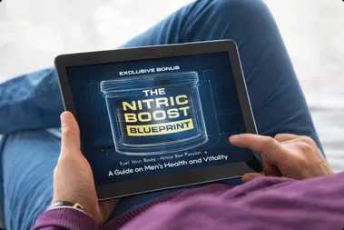 The Nitric Boost Blueprint — free bonus guide for men using this blood flow and stamina supplement